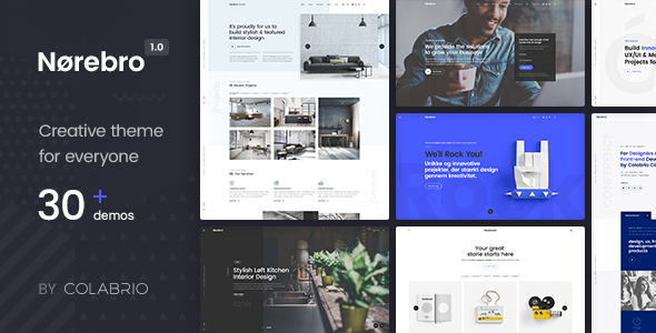 Norebro - Creative Multipurpose WordPress Theme - Creative WordPress