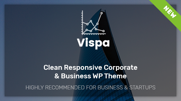 Vispa for Startups - Responsive Business WordPress Theme - Business Corporate