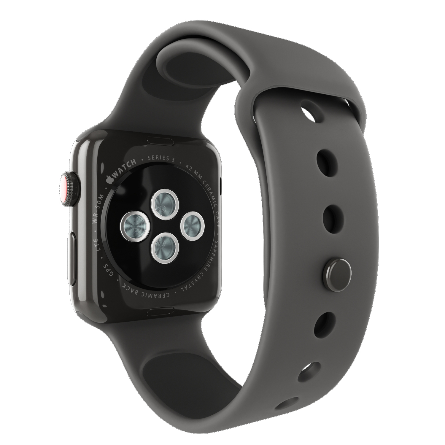 Apple Watch Edition Series 3 42mm with Sport Band Ceramic Black