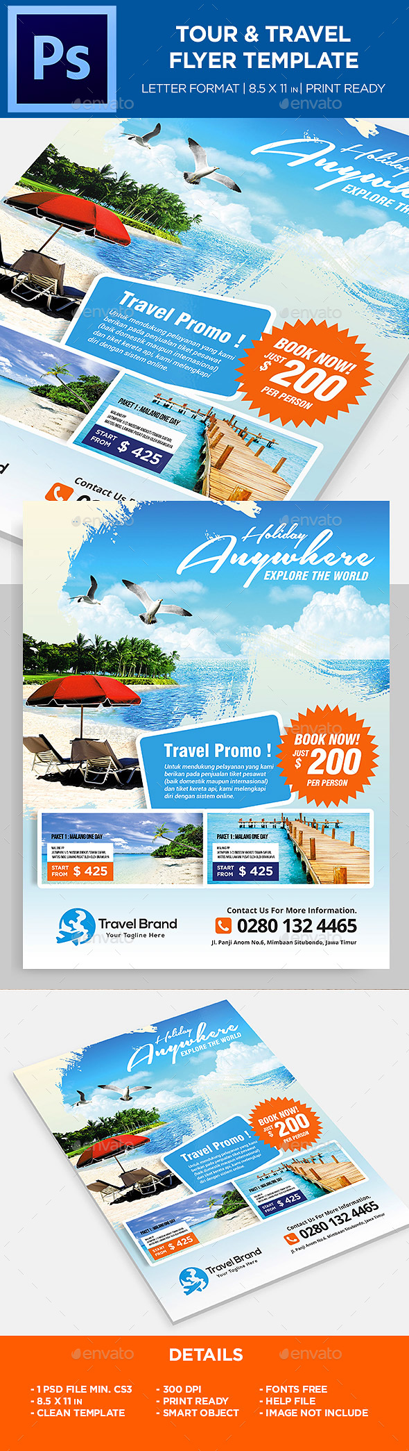 Travel Flyer - Holidays Events