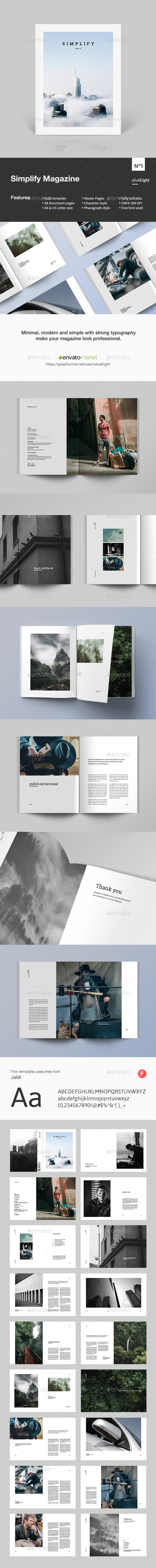 Simplify Magazine - Magazines Print Templates