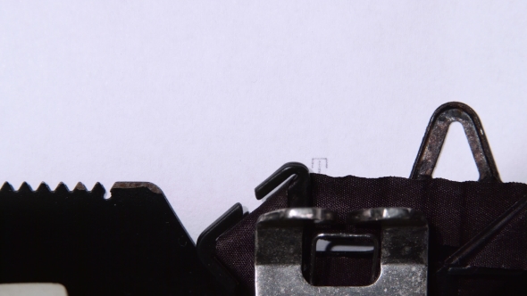 True Story on a Sheet of Paper Typewriter alt