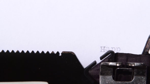 Congratulations on Your Happy Birthday on a Sheet of Paper. alt