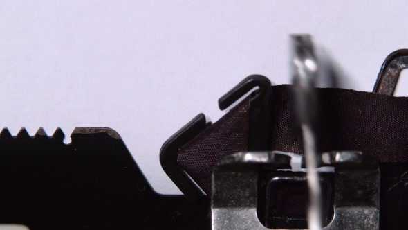 Director of the Firm Writes the Word of Innovation on a Typewriter alt