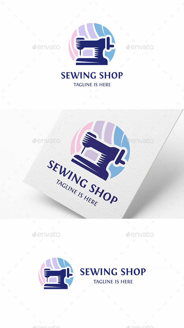 Sewing Shop Logo - Objects Logo Templates