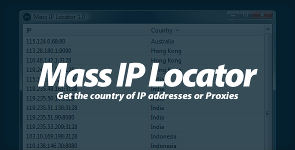 Mass IP Locator - CodeCanyon 2085337