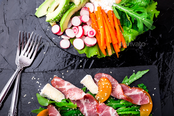 Vegan buddha bow - Stock Photo - Images