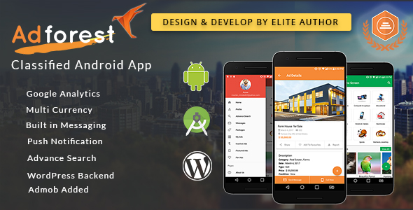 AdForest - Classified Native Android App - CodeCanyon Item for Sale