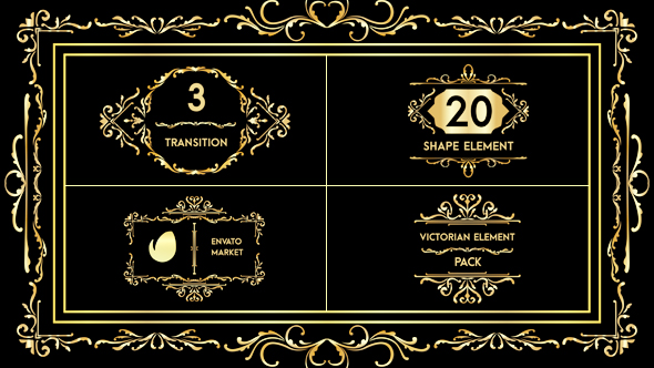 Victorian Element Pack - VideoHive 21427278