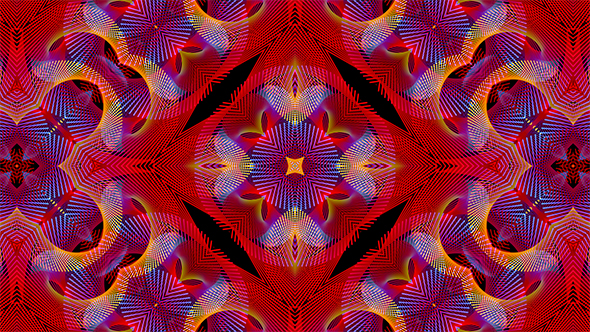 Colourful Psychedelic Abstract Background