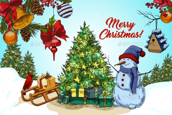 2018 Happy New Year and Christmas Card - Christmas Seasons/Holidays