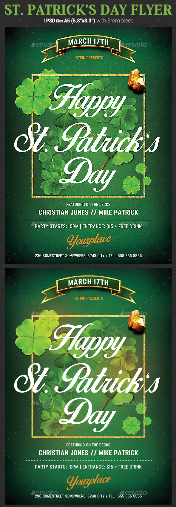 Saint Patricks Day Flyer Template - Events Flyers