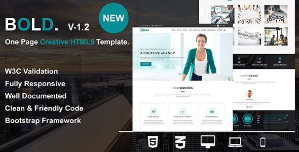 Bold - One - ThemeForest 21118902