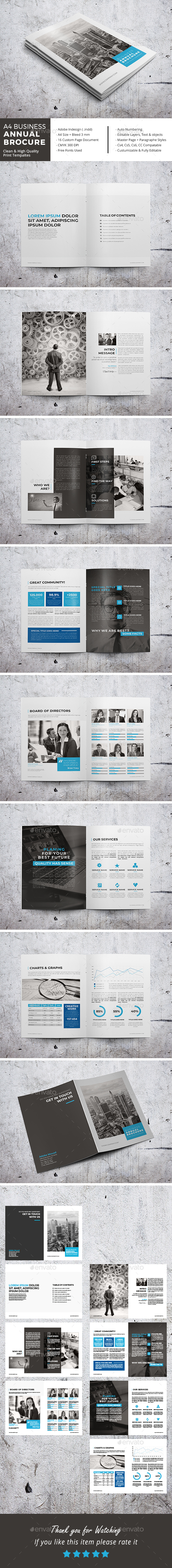 A4 Business Annual Brochure - Corporate Brochures