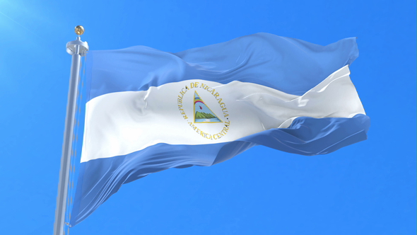 Flag of Nicaragua Waving, Motion Graphics | VideoHive