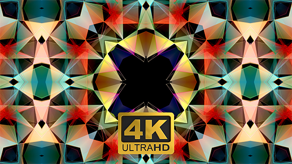Colorful Animated Plexus Kaleidoscope