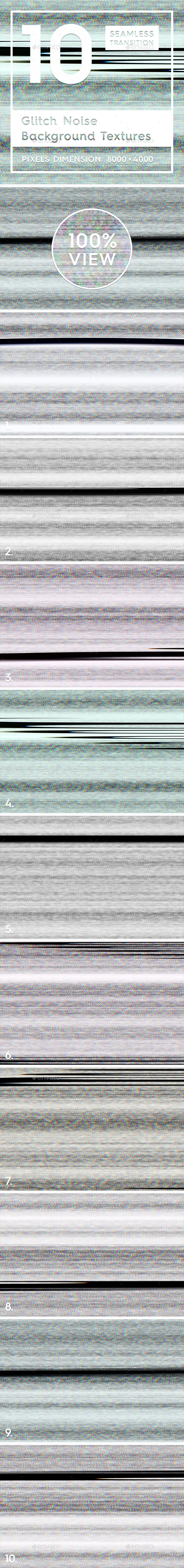 Glitch Noise Background Textures - Abstract Textures