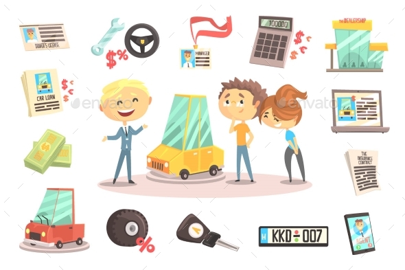 Car Dealership Firm Professional Dealer Selling - Man-made Objects Objects