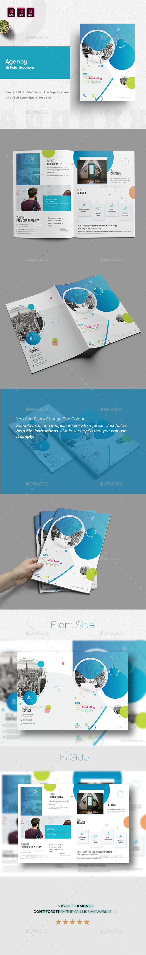 Agency Bi Fold Brochure - Informational Brochures