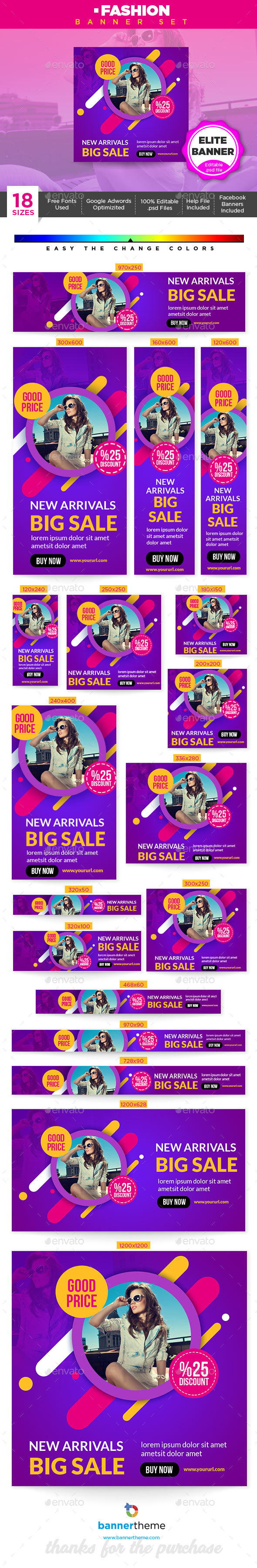 Fashion Banner - Banners & Ads Web Elements