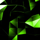 Triangle Polygons Loop Background Green Version - VideoHive Item for Sale