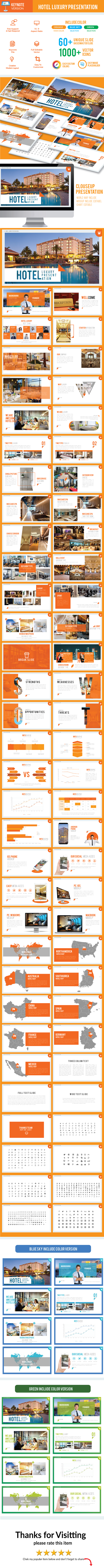 Hotel Luxury - Keynote PresentationTemplate - Keynote Templates Presentation Templates