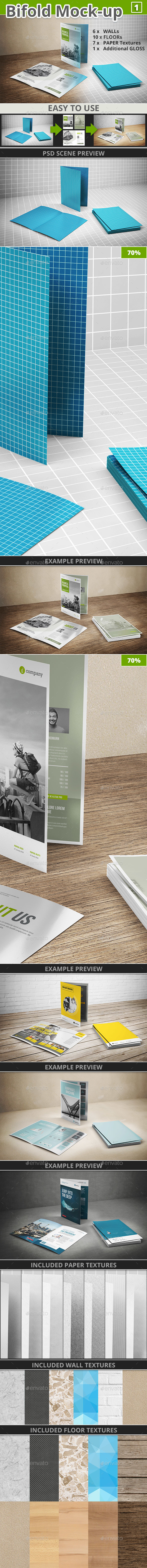 Bi-fold Brochure Mock-up 1 - Brochures Print