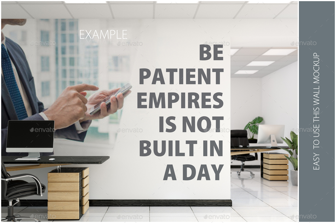 Office Wall Mockup Pack