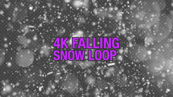 4K Falling Snow V3