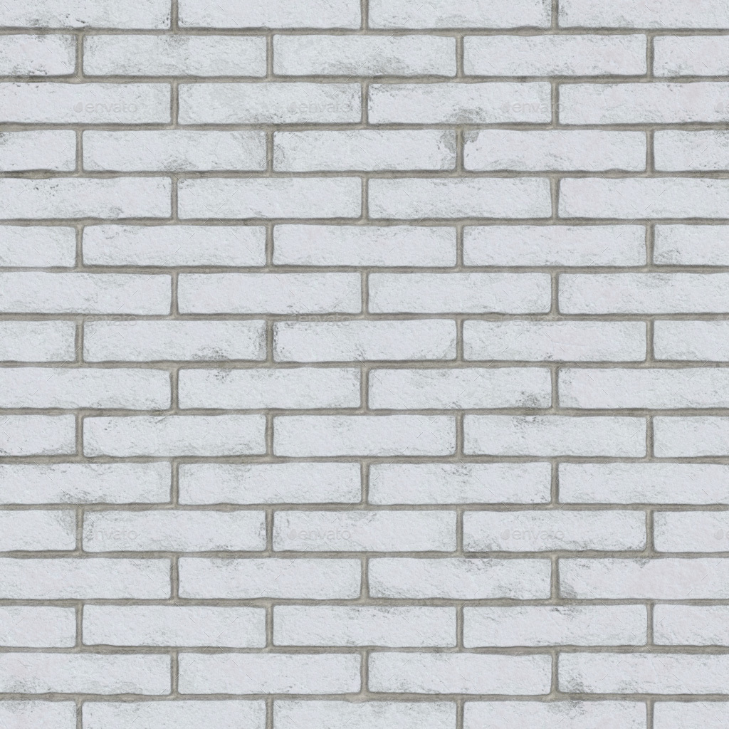 White Brick Wall Seamless Texture By Elue 3docean