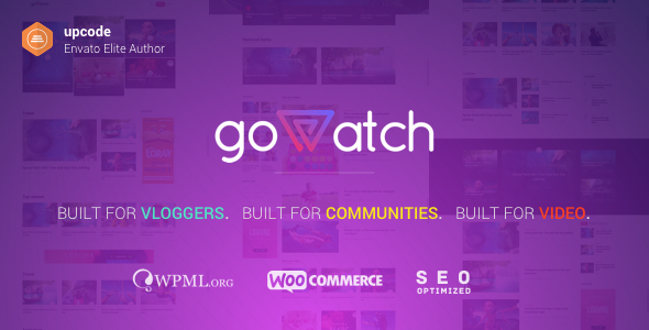 goWatch - Video Community & Sharing Theme - News / Editorial Blog / Magazine