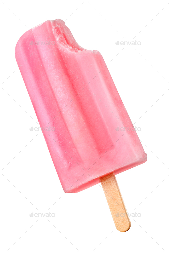 Pink Popsicle On Pink Background By Sonja Lekovic - Pink, Ice Cream 3EB