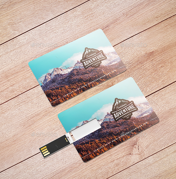 Download Wafer USB Wallet Card Mockup by rebrandy | GraphicRiver