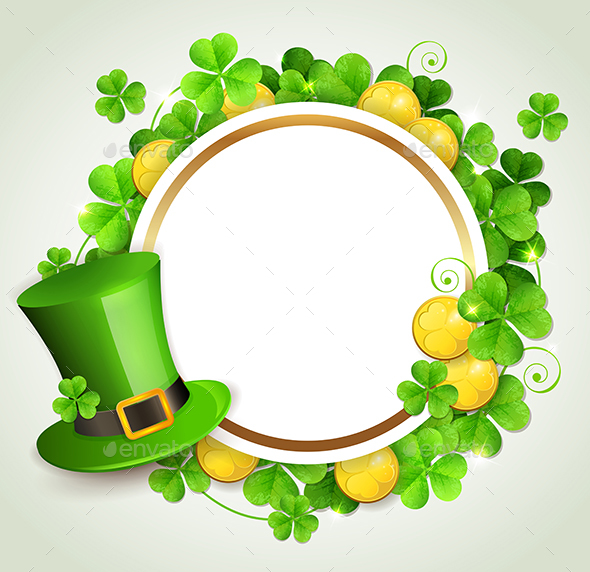 Round Banner and Green Hat - Miscellaneous Seasons/Holidays