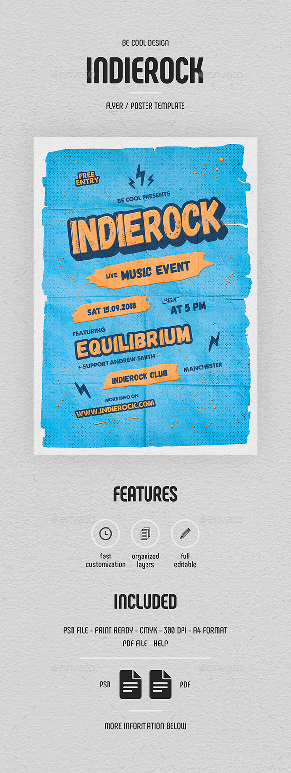 Indie Flyer/Poster - Concerts Events