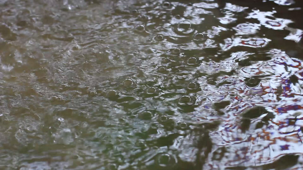 Splashing Water Surface