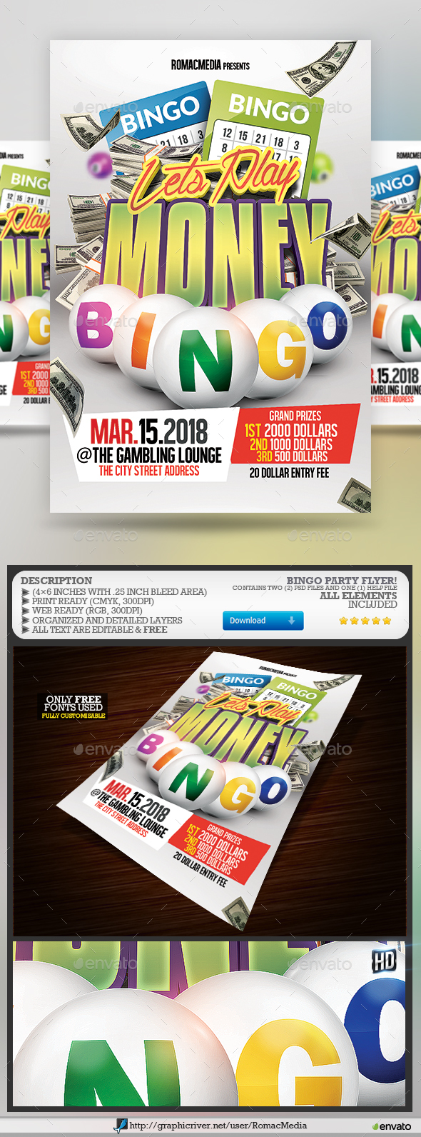 Bingo Flyer - Events Flyers