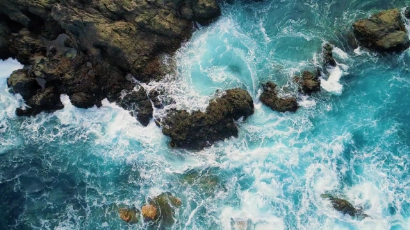 View of Waves and Clifs