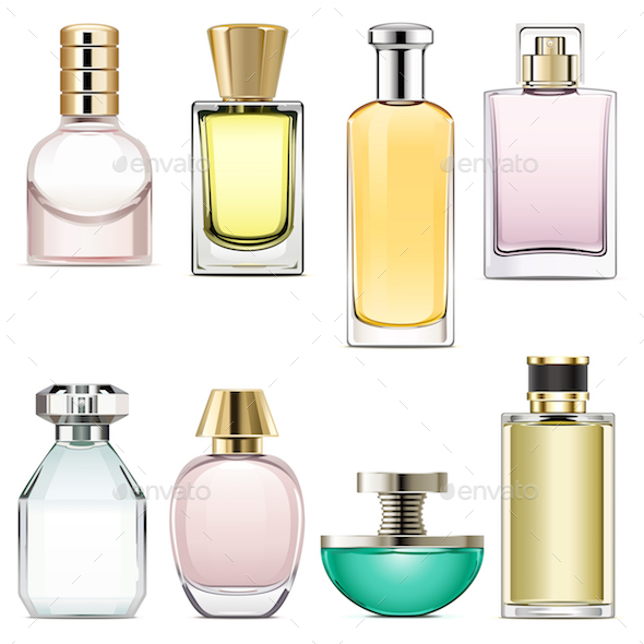 Vector Perfume Icons Set 3 - Retail Commercial / Shopping