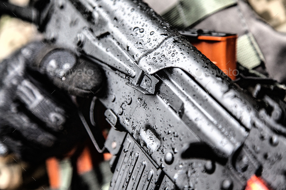 Kalashnikov assault rifle - Stock Photo - Images