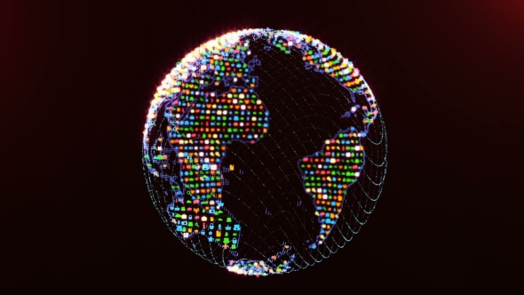 Color Apps World Globe Loopable Concept