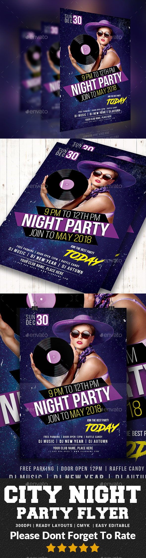 City Night Party Flyer - Clubs & Parties Events