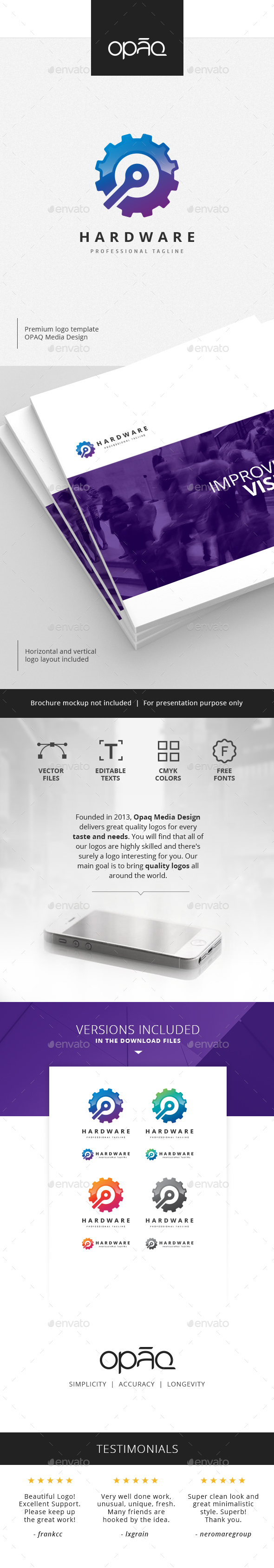 Hardware Electronic Manufacture Logo - Symbols Logo Templates