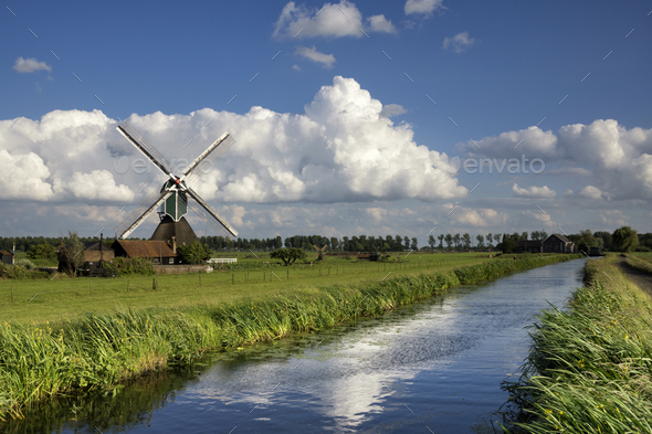 The Wingerdse windmill - Stock Photo - Images