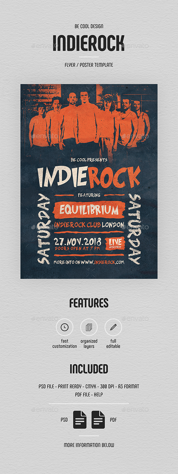 Indie Flyer/Poster - Concerts Events