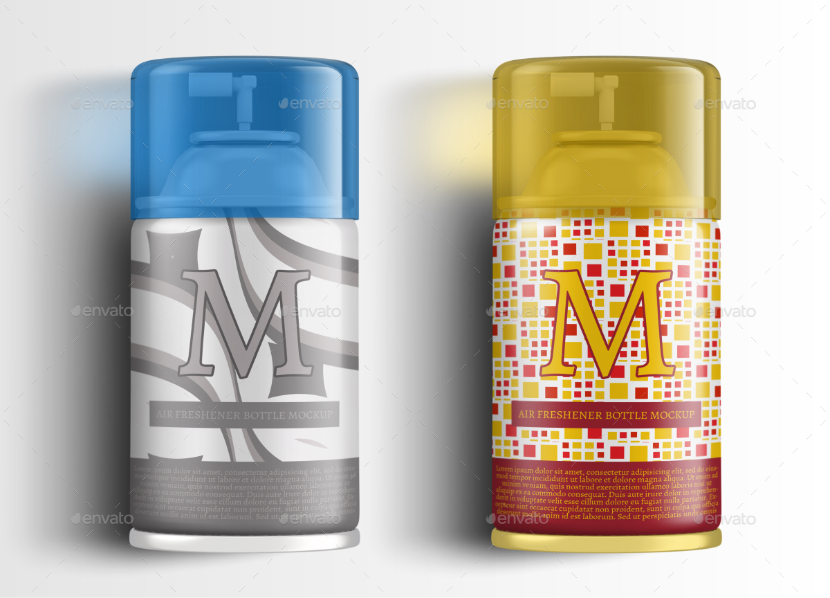 250ml Air Freshener Bottle Mockup, Graphics GraphicRiver