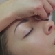 Eyelash Extension Procedure Woman Eye with Long Eyelashes - VideoHive Item for Sale