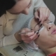 Eyelash Extension Procedure. Woman Eye with Long Eyelashes. - VideoHive Item for Sale