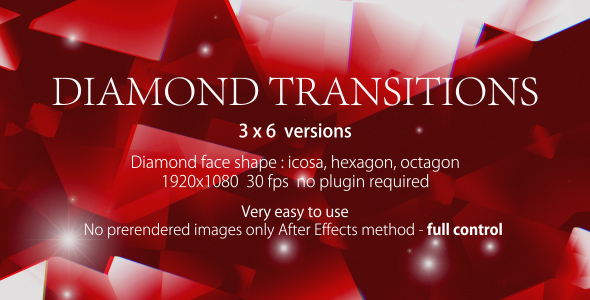 Diamond Transitions - VideoHive 21456853