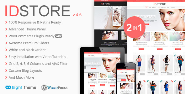 IDStore - Responsive Multi-Purpose Ecommerce Theme - WooCommerce eCommerce